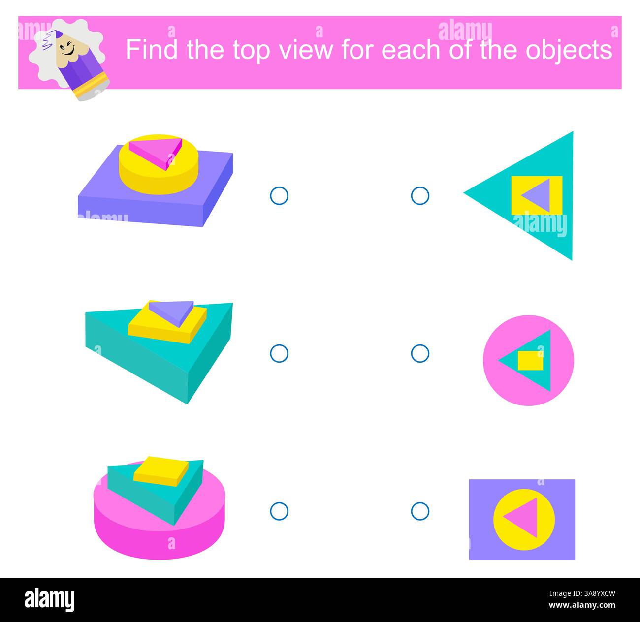 Gioco educativo per bambini. Foglio di lavoro stampabile. Intelligenza visiva. Illustrazione vettoriale. Illustrazione Vettoriale