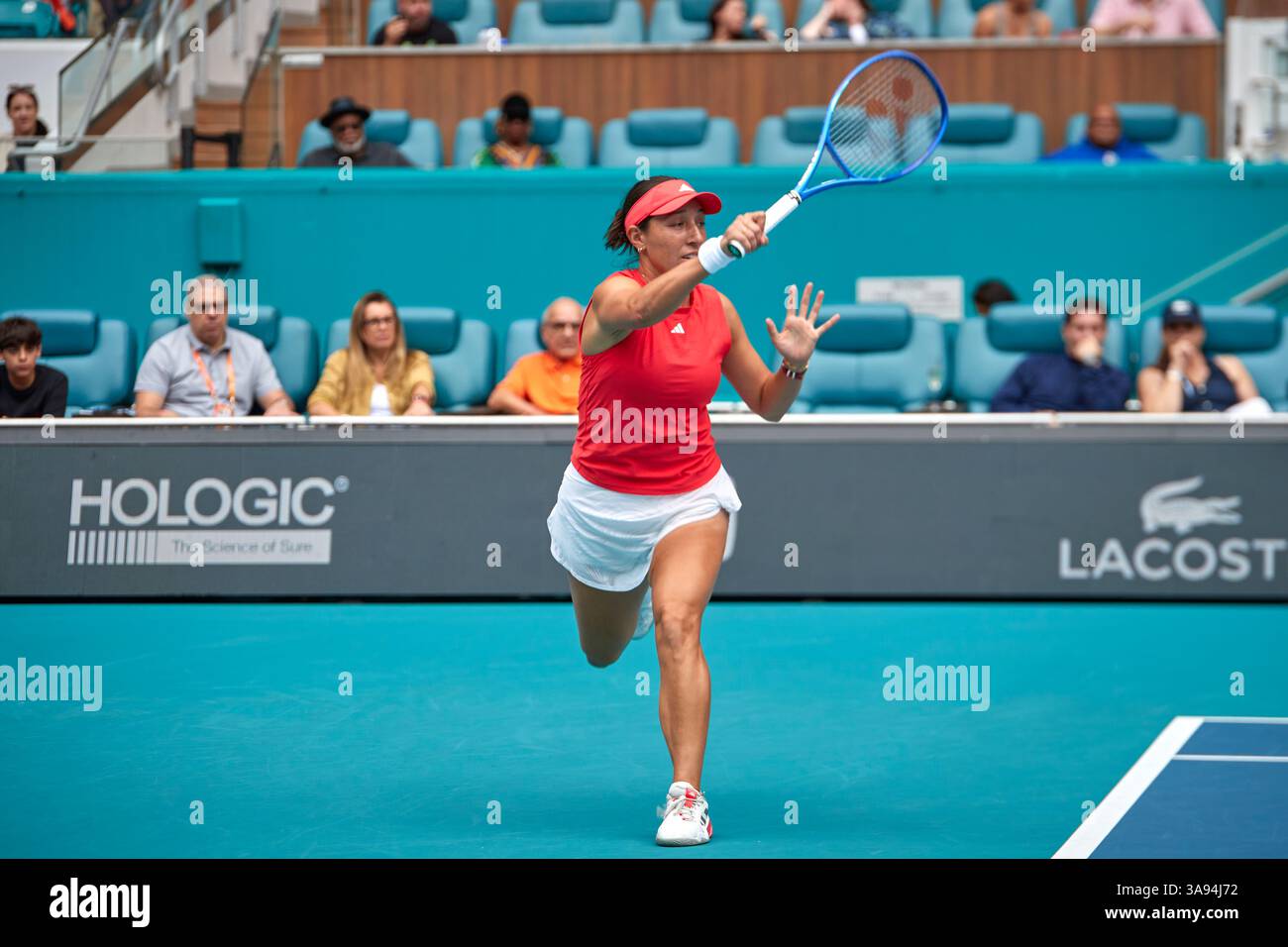 Miami Gardens, Florida, Stati Uniti. 29 marzo 2025. Arina Sabalenka vs Jessica Pegula (USA) durante la Women's Singles - Final al Miami Open 2025. VINCITORE: Arina Sabalenka. Crediti: Yaroslav Sabitov/YES Market Media/Alamy Live News. Foto Stock