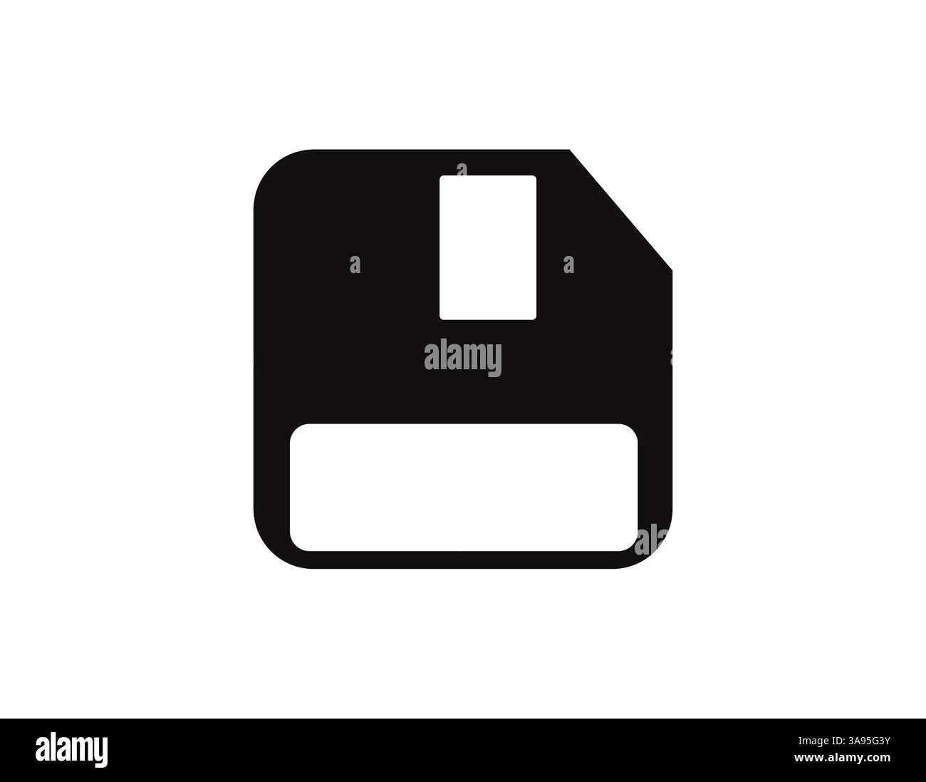 Icona del disco floppy simbolo del segno vettoriale Illustrazione Vettoriale