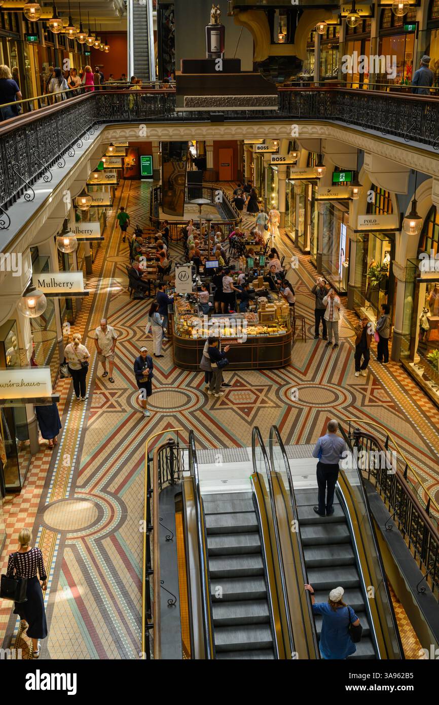 All'interno del Queen Victoria Building (QVB), Sydney, Australia Foto Stock
