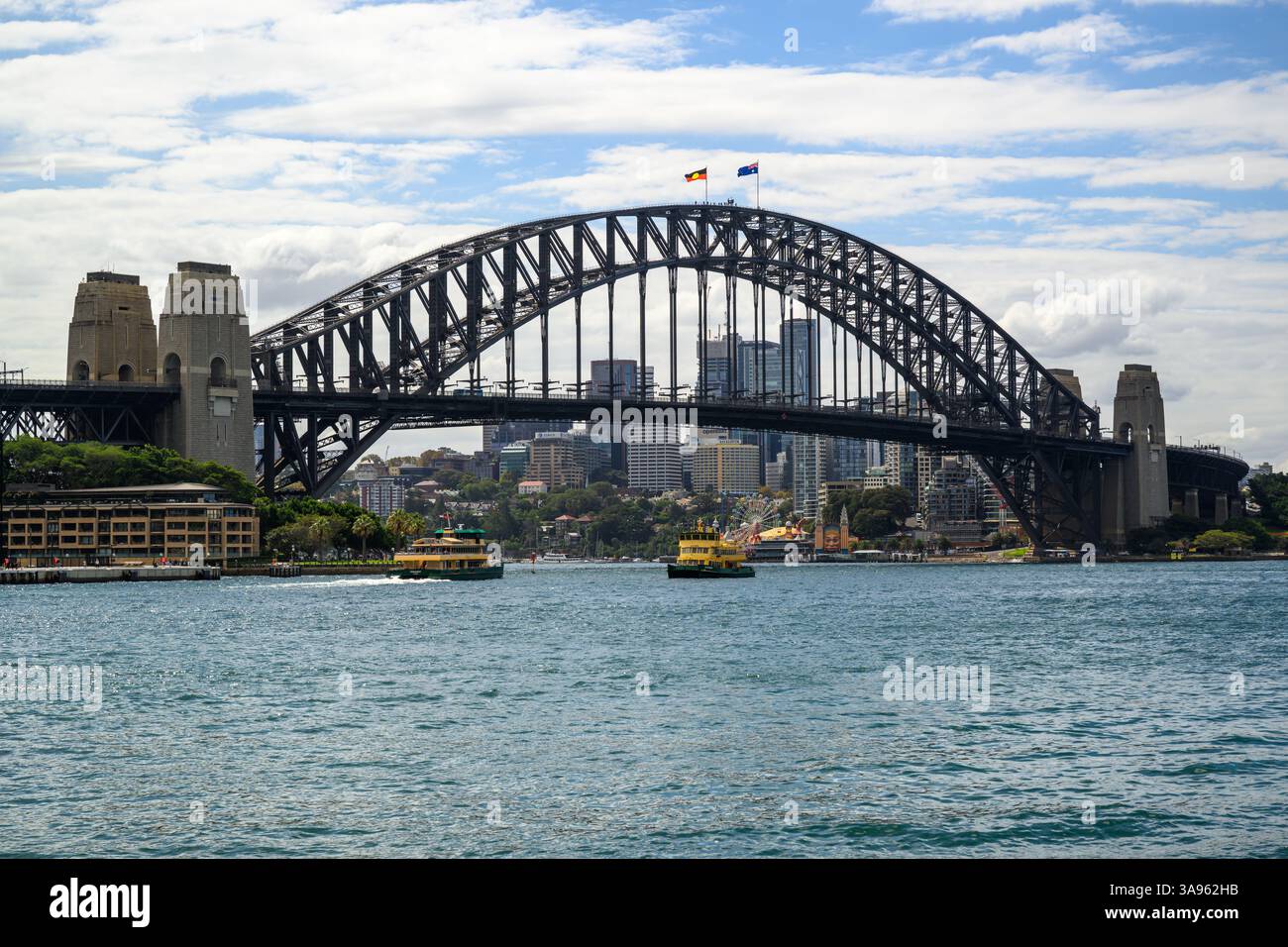 Il Ponte del Porto di Sydney, Sydney, Australia Foto Stock
