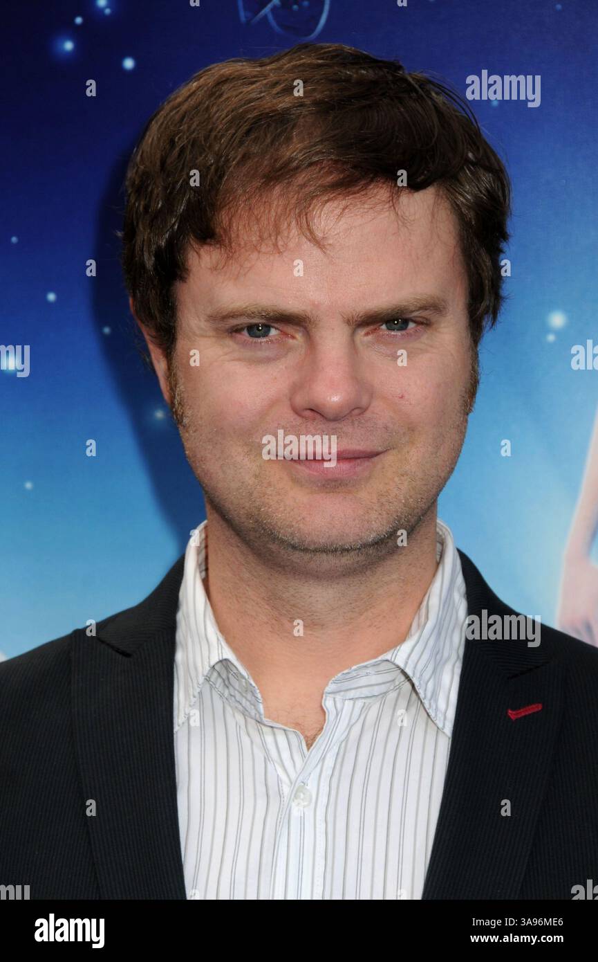 22 marzo 2009 - Universal City, CA, Stati Uniti - 22 marzo 2009 - Universal City, CA. RAINN Wilson. "Monsters vs. Aliens", la prima di Los Angeles si tiene all'Universal City Walk Gibson Amphitheatre. Foto: Byron Purvis/AdMedia (immagine di credito: © Byron Purvis/AdMedia via ZUMA Wire) Foto Stock