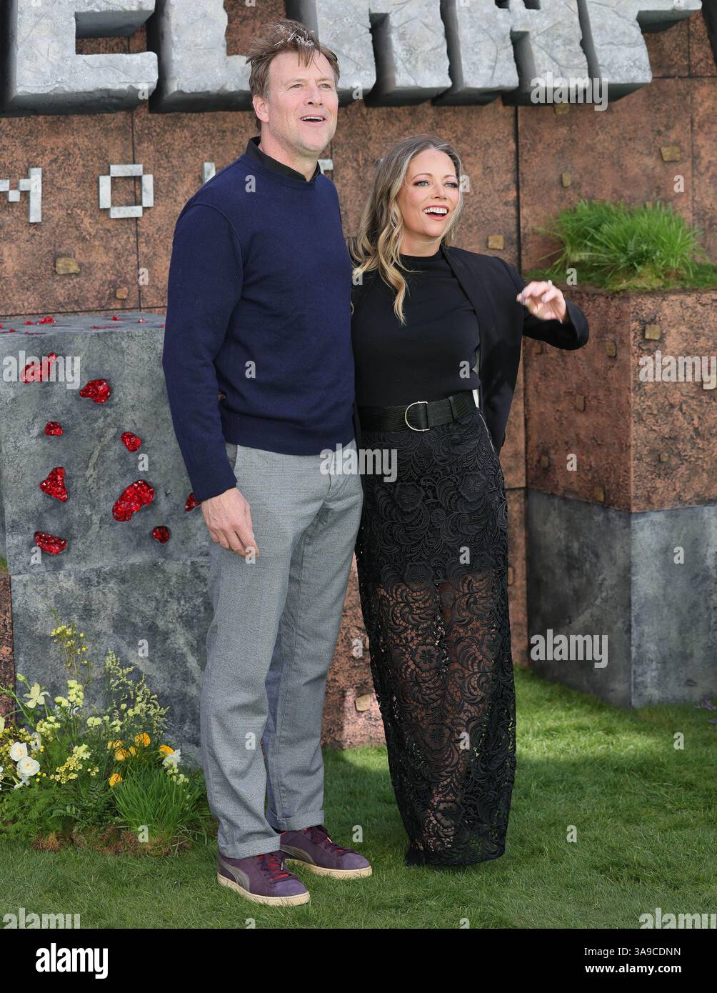 LONDRA, REGNO UNITO. 30 marzo 2025. Jon Berg ha partecipato A Un Minecraft Movie per conto della Warner Bros al Cineworld Leicester Square, Londra, Inghilterra. (Foto di 李世惠/SEE li/Picture Capital) credito: Vedi li/Picture Capital/Alamy Live News Foto Stock