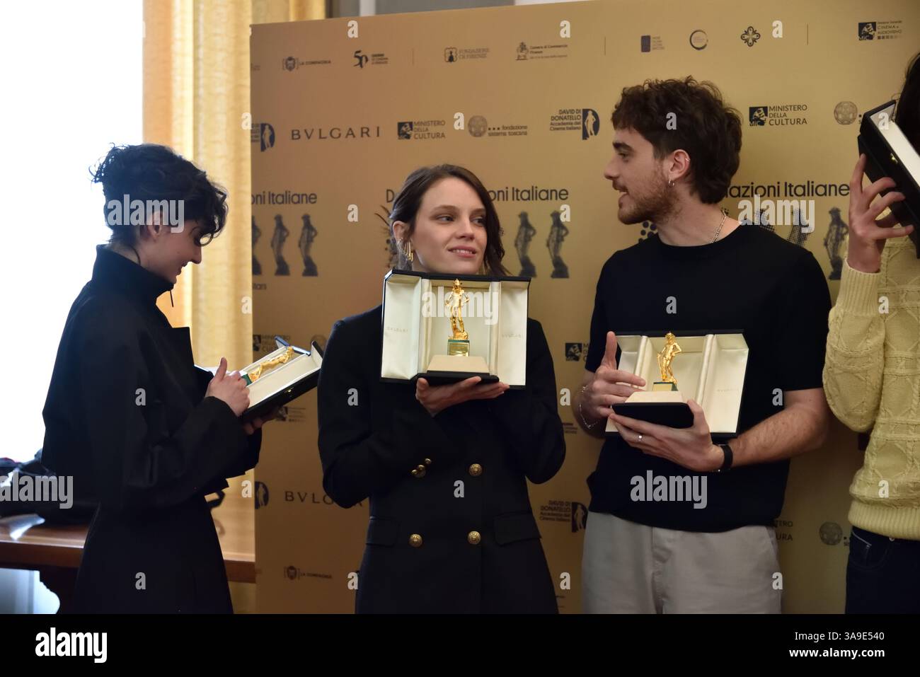 David rivelazioni italiane - Italian Rising Star cerimonia di consegna Firenze 29.03.2025 (copyright : Andrea Paoletti) Foto Stock