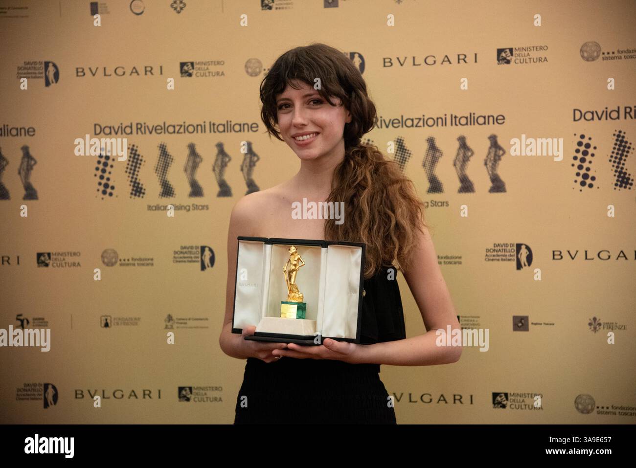 David rivelazioni italiane - Italian Rising Star cerimonia di consegna Firenze 29.03.2025 (copyright : Andrea Paoletti) Foto Stock