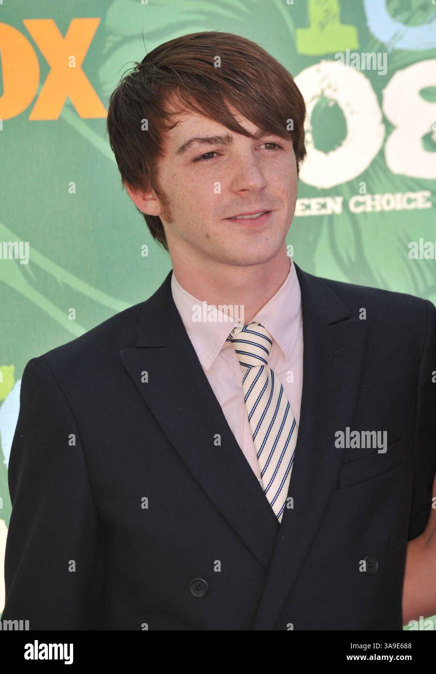 3 agosto 2008 - Universal City, Burbank, Stati Uniti - 3 agosto 2008 - Universal City, California - Drake Bell. 2008 Teen Choice Awards presso il Gibson Amphitheatre. Credito fotografico: Jaguar/AdMedia (immagine di credito: © Jaguar/AdMedia tramite cavo ZUMA) Foto Stock