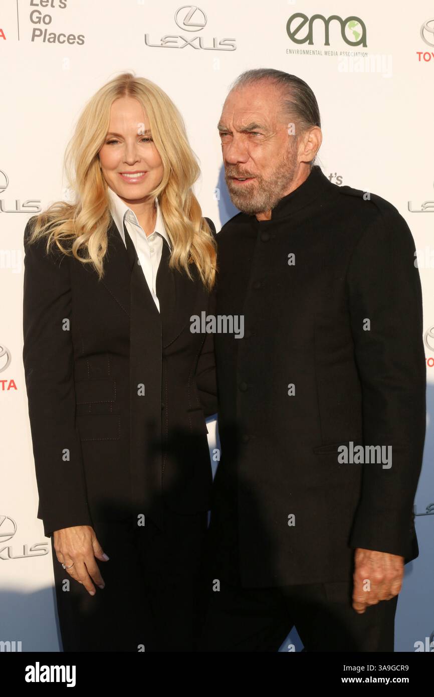 23 settembre 2017 - Santa Monica, CA, USA - LOS ANGELES - 23 settembre: Eloise DeJoria, John Paul DeJoria al 27° Environmental Media Awards al Barker Hangaer il 23 settembre 2017 a Santa Monica, CA (Credit Image: © Kathy Hutchins via ZUMA Wire) Foto Stock