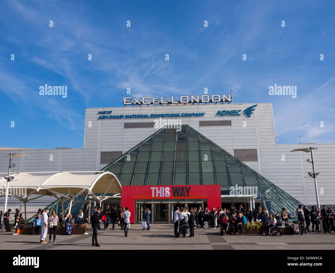 Excel London, Exhibition and Conference Centre, Docklands, Londra, Inghilterra, Regno Unito, GB. Foto Stock