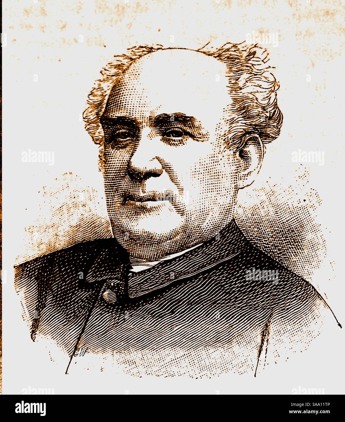 1888 Ritratto del fabbro Edward Sunners di Liverpool (morto nel 1887) conosciuto come Happy Ned, il Vescovo di Cabman , amico di Cabman o Missionario di Cabman. Era un amato evangelista di Wesleyan che lavorava con i poveri e tra i cabinisti di Liverpool una volta era un combattente a premi e da giovane lavorava nella fonderia di Fawcett. Nelle aree che divennero note come nido di Cuckoo o angolo di Amen dai suoi detrattori. Si dice che sia stato convertito al cristianesimo quando frequentava con riluttanza la Stanhope Street Chapel . Da allora ha frequentato incontri religiosi e lezioni e ha imparato a leggere e scrivere. Foto Stock