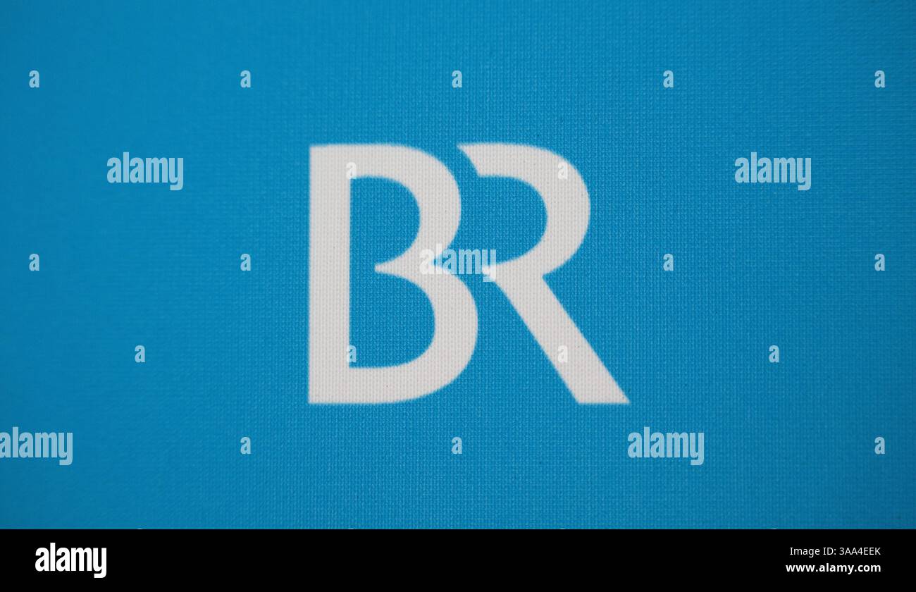 Monaco, Germania. 31 marzo 2025. Logo del Bayerischer Rundfunk (BR). Crediti: Leonie Asendorpf/dpa/Alamy Live News Foto Stock