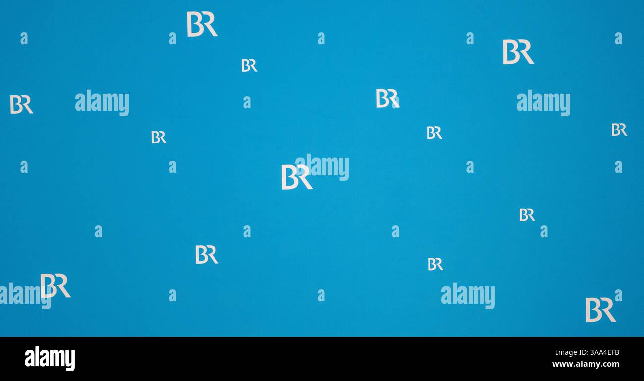 Monaco, Germania. 31 marzo 2025. Logo del Bayerischer Rundfunk (BR). Crediti: Leonie Asendorpf/dpa/Alamy Live News Foto Stock