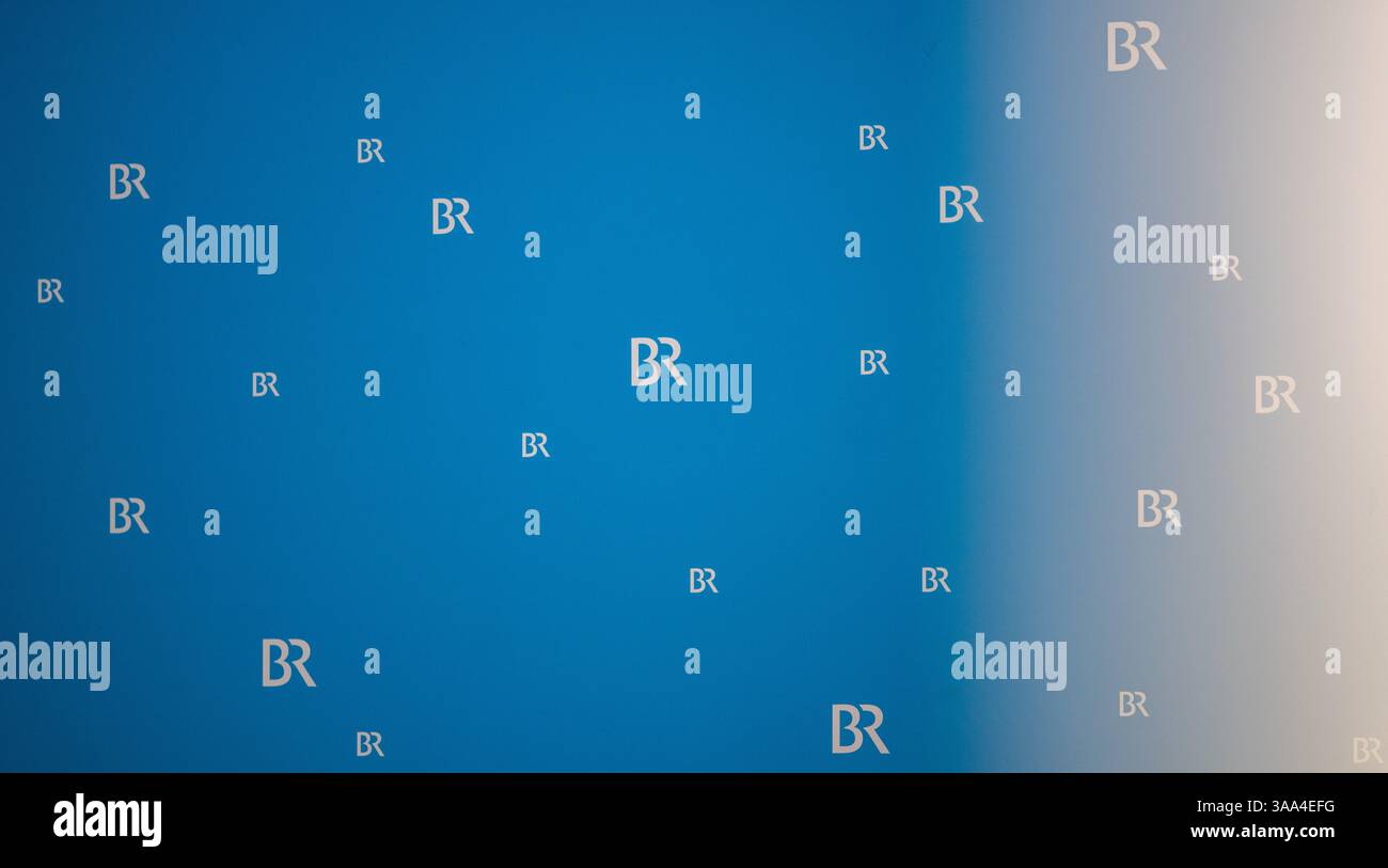 Monaco, Germania. 31 marzo 2025. Logo del Bayerischer Rundfunk (BR). Crediti: Leonie Asendorpf/dpa/Alamy Live News Foto Stock