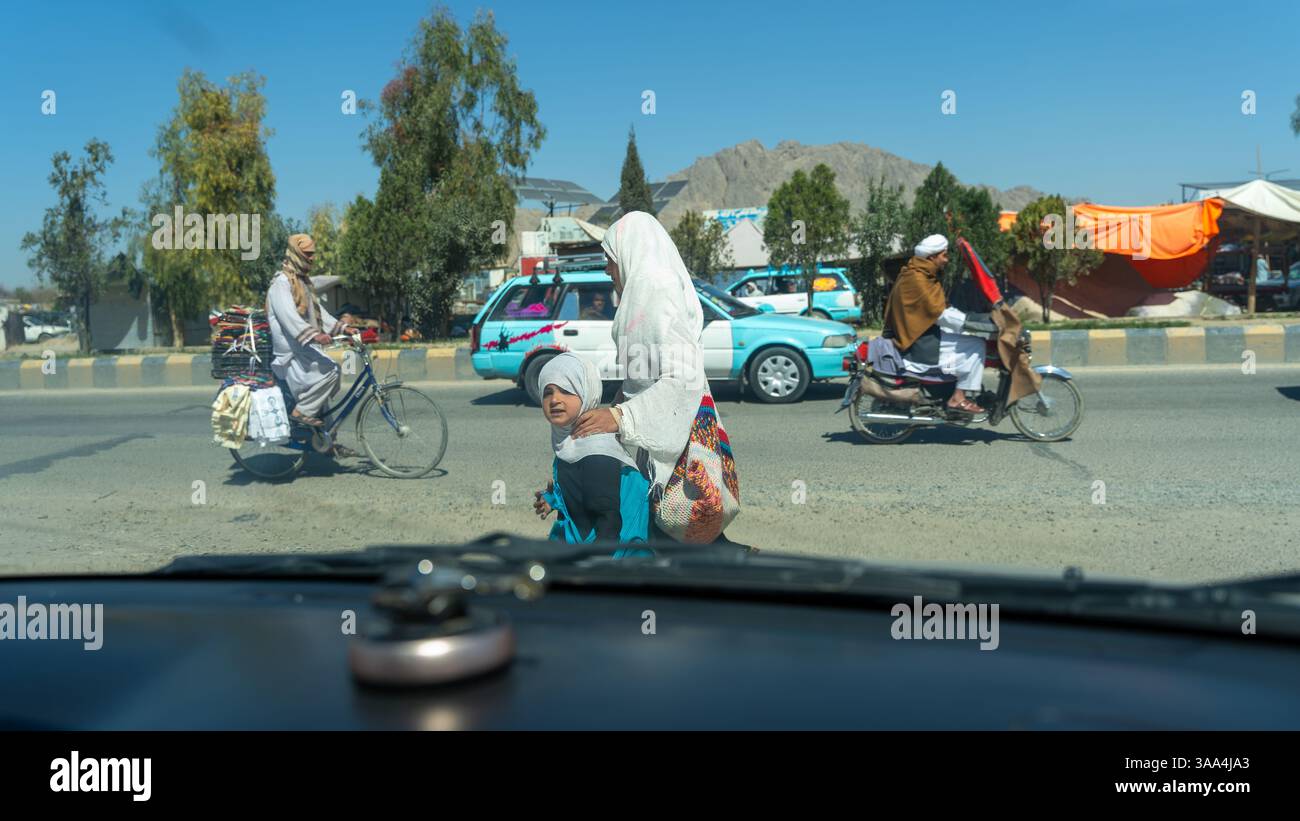 Appartamenti vicino all'autostrada Herat-Kandahar Foto Stock
