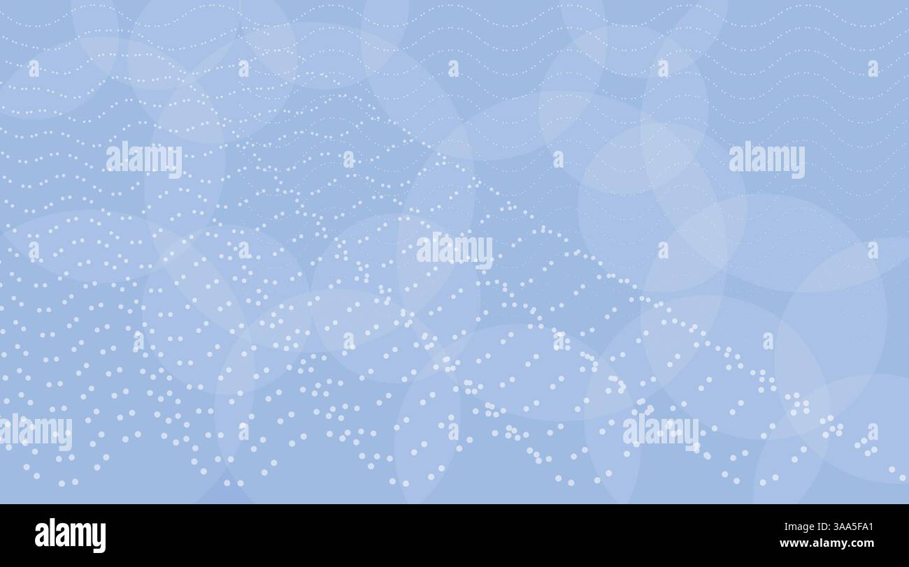 Un bellissimo e sereno sfondo invernale caratterizzato da un incantevole effetto nevoso combinato con un bokeh da sogno Illustrazione Vettoriale