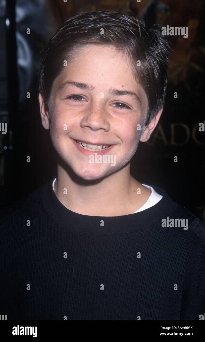 29 marzo 2000; Westwood, CA, Stati Uniti; MICHAEL ANGARANO alla premiere "Road to El Dorado". Foto Stock
