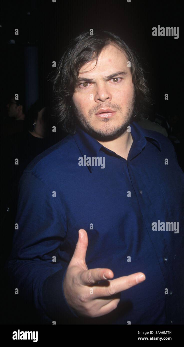 28 marzo 2000; Los Angeles, CA, Stati Uniti; JACK BLACK alla premiere "High Fidelity". Foto Stock