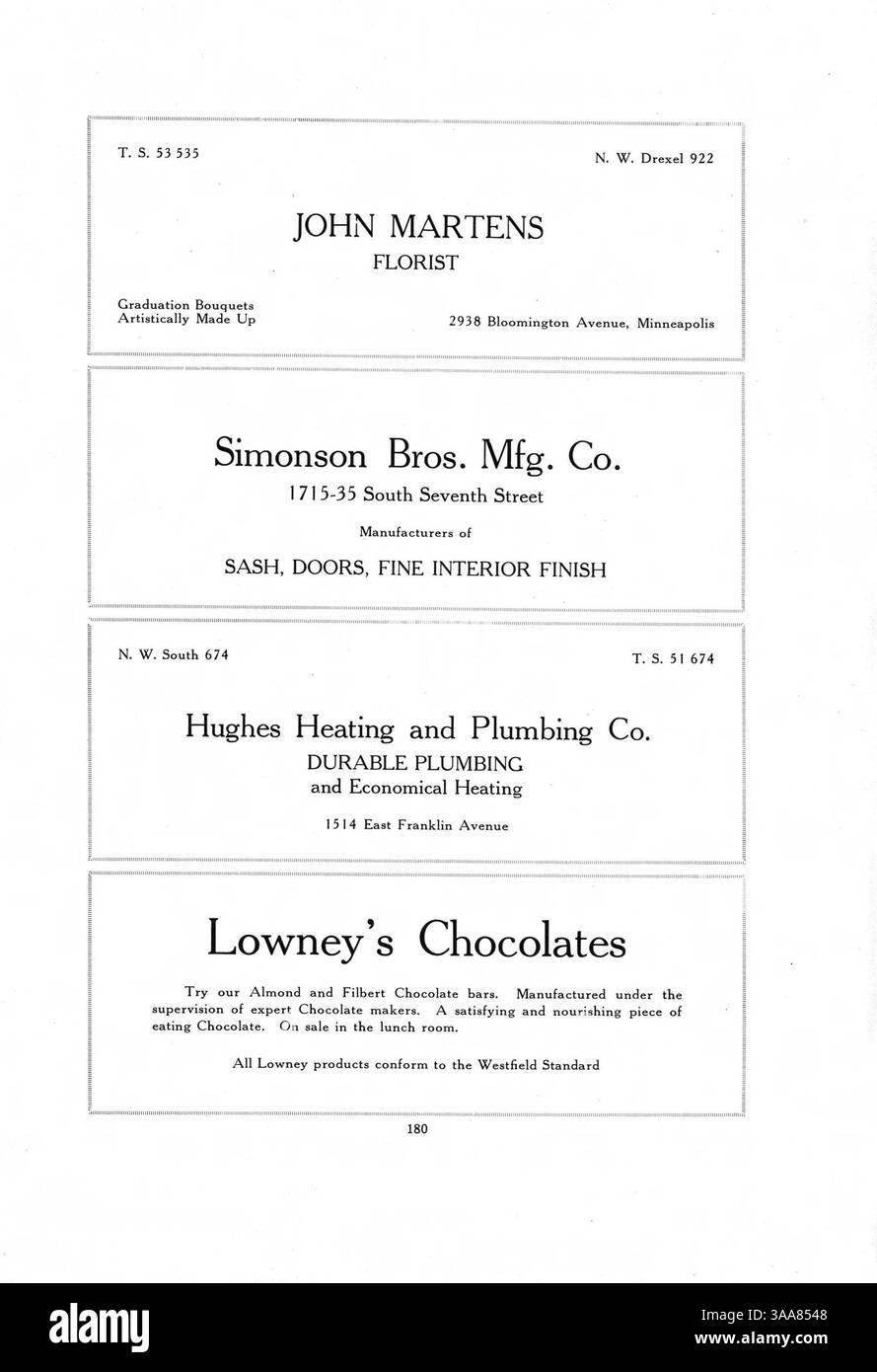 Il South High Yearbook del 1920 cattura la vita degli studenti, il coinvolgimento della facoltà, l'atletica e le attività extracurriculari dell'anno scolastico 1919-1920, evidenziando il ruolo degli studenti afroamericani nel plasmare l'ambiente scolastico. Foto Stock