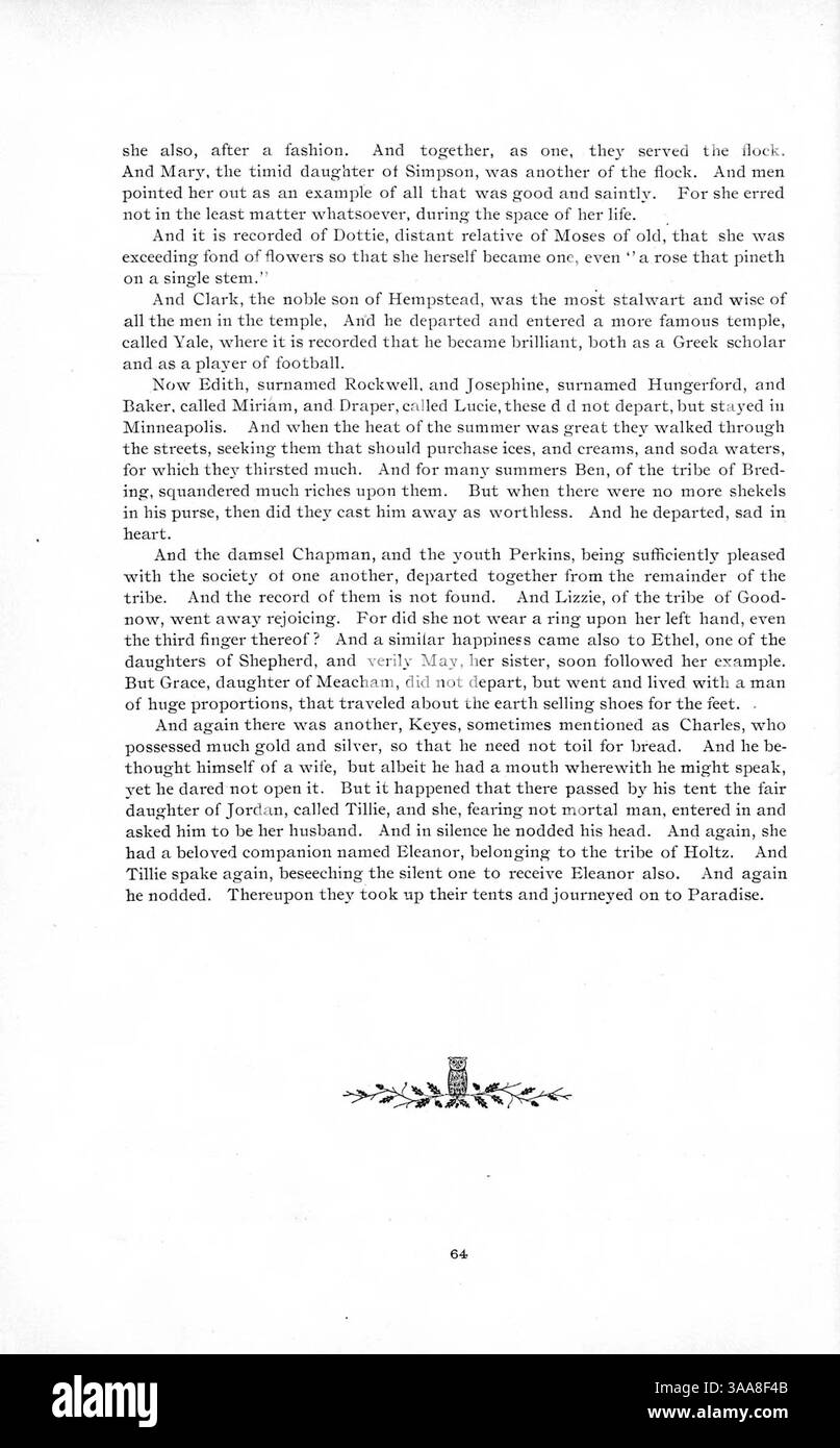 Questo annuario della Central High School cattura l'anno accademico 1891-1892, documentando studenti, docenti, club extracurriculari, eventi sportivi, e la storia afroamericana che ha plasmato l'ambiente scolastico. Foto Stock