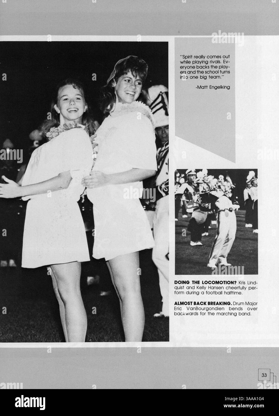 L'annuario del 1987 della Jefferson High cattura le esperienze accademiche, atletiche ed extracurriculari degli studenti durante l'anno scolastico 1986-1987. Foto Stock