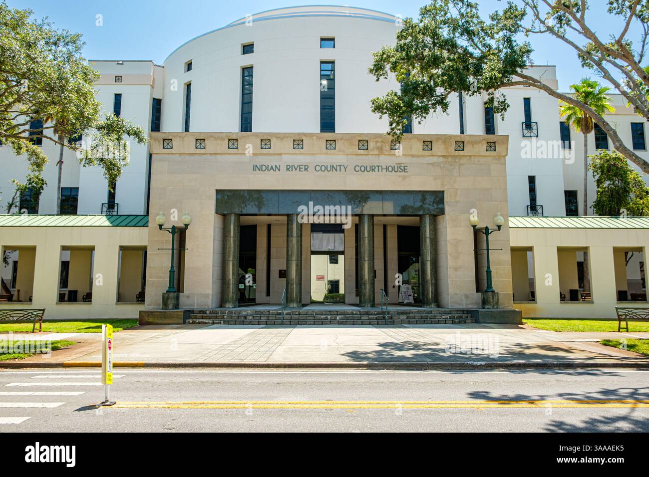 Indian River County Courthouse, 16th Avenue, vero Beach, Florida Foto Stock