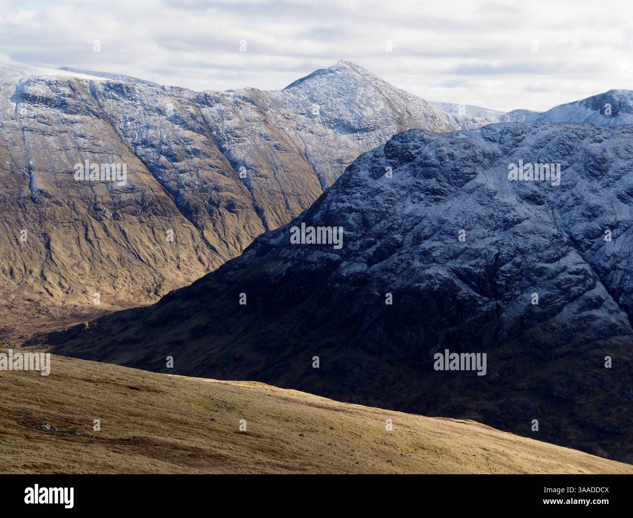 Glencoe di A' Chailleach, Scozia Foto Stock