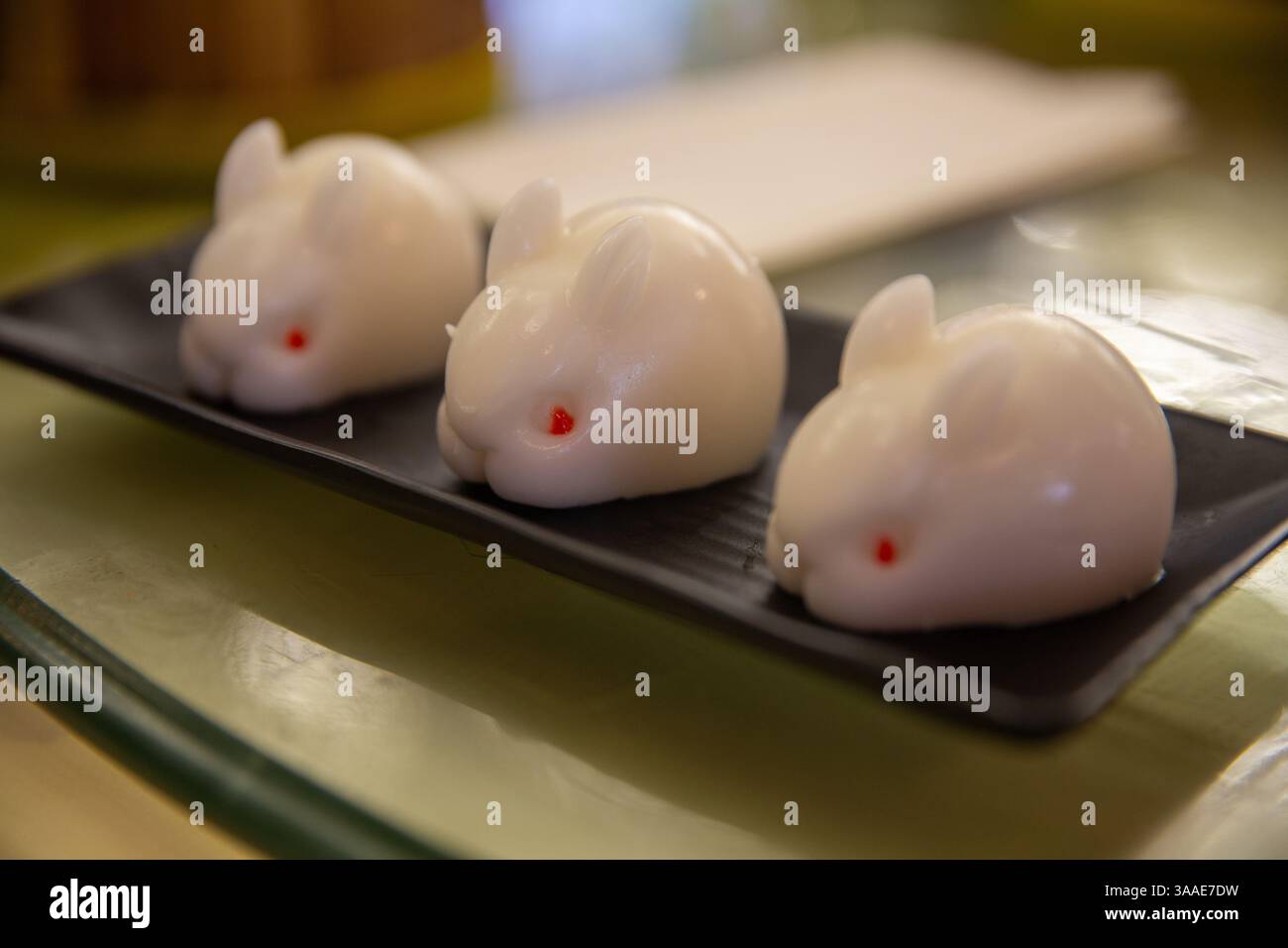Simpatico coniglietto Dim Sum Dumpling Foto Stock