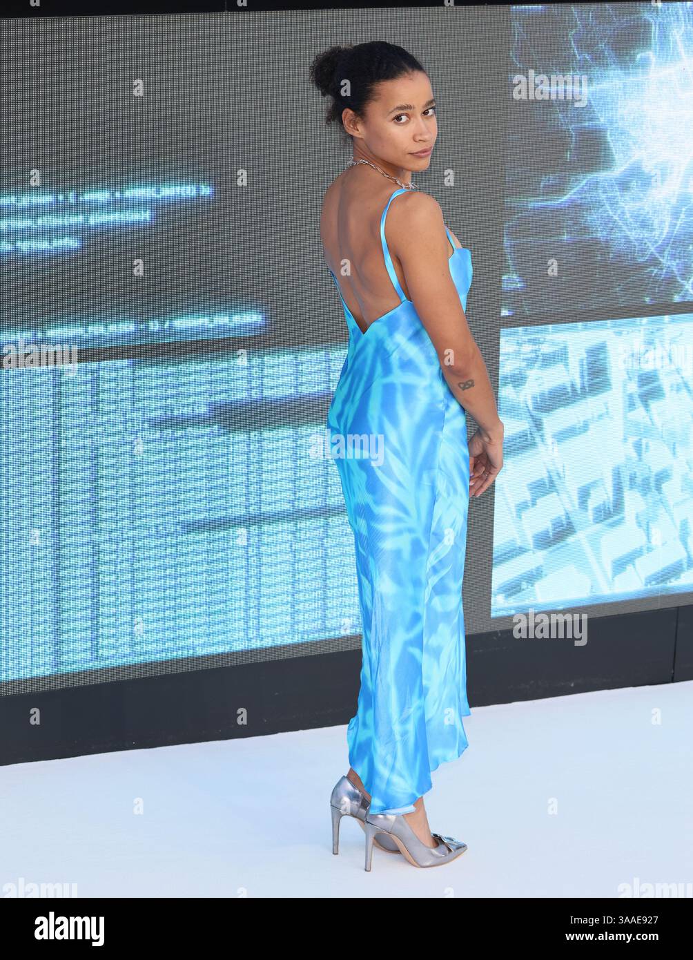 LONDRA, REGNO UNITO. 31 marzo 2025. Jazmin Sawyers ha partecipato all'Amateur (film del 2025) European Premiere The Odeon Luxe Leicester Square a Londra, Regno Unito. (Foto di 李世惠/SEE li/Picture Capital) credito: Vedi li/Picture Capital/Alamy Live News Foto Stock