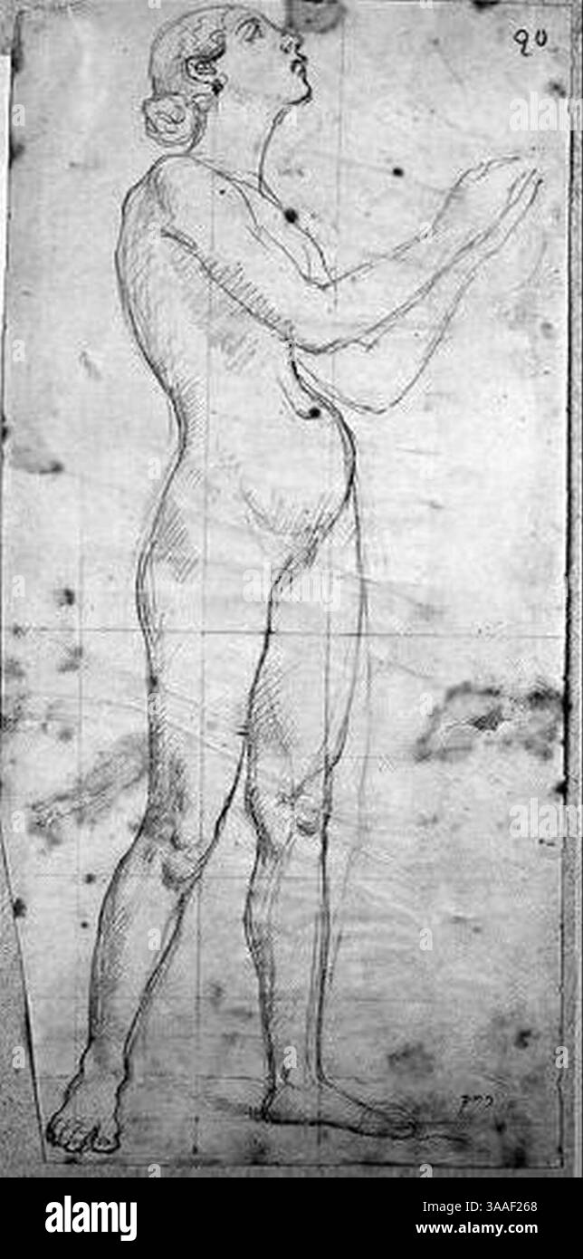 Ingres - mi.867.2495, Saint Charles Borromée. Foto Stock