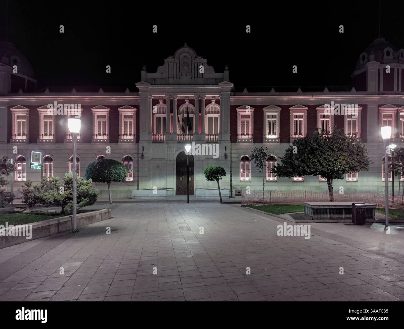 Il Consiglio provinciale, situato in Toledo Street a Ciudad Real, città della Spagna, comunità autonoma di Castilla-la Mancha, Spagna, Europa Foto Stock