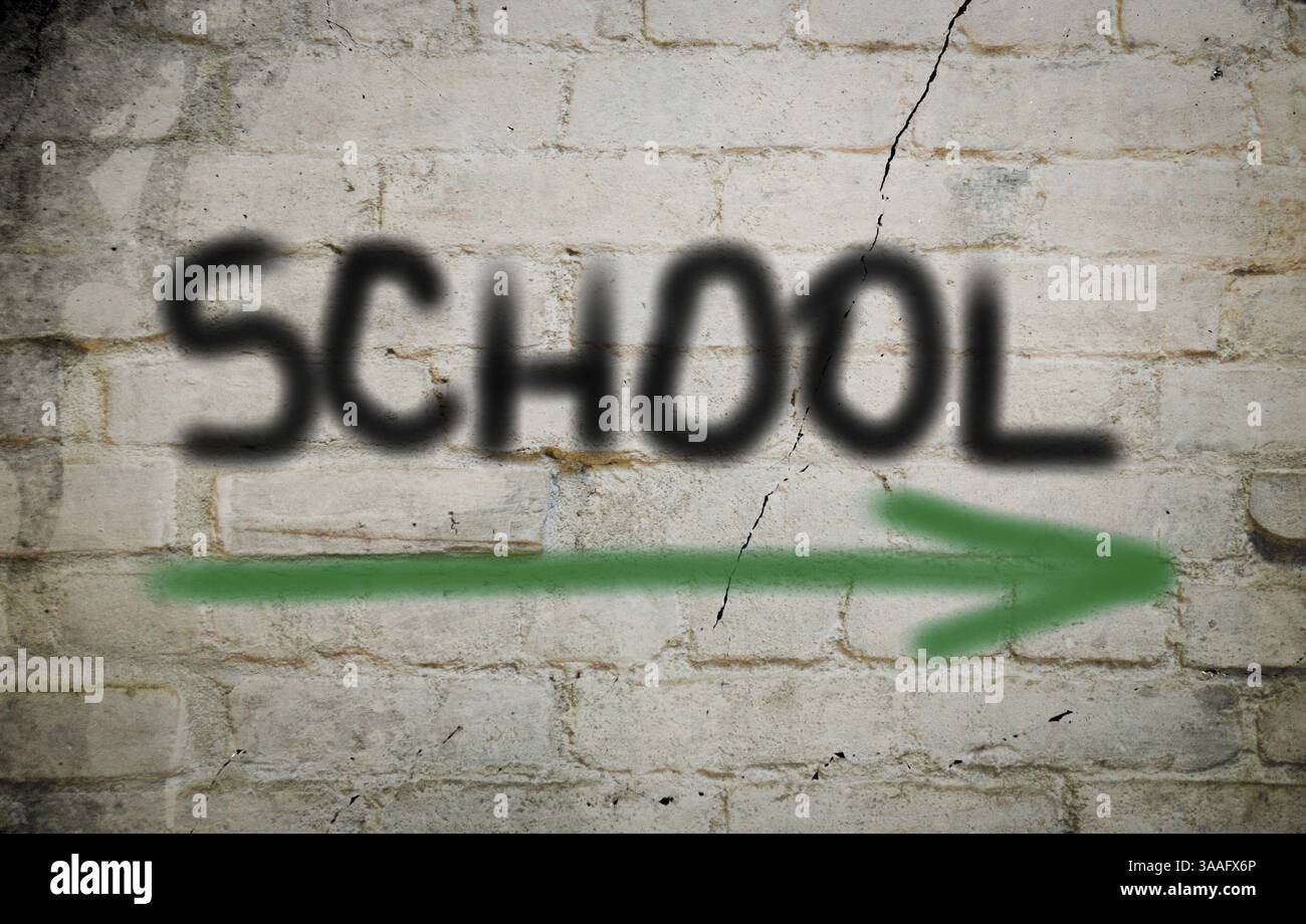 Concetto della scuola Foto Stock