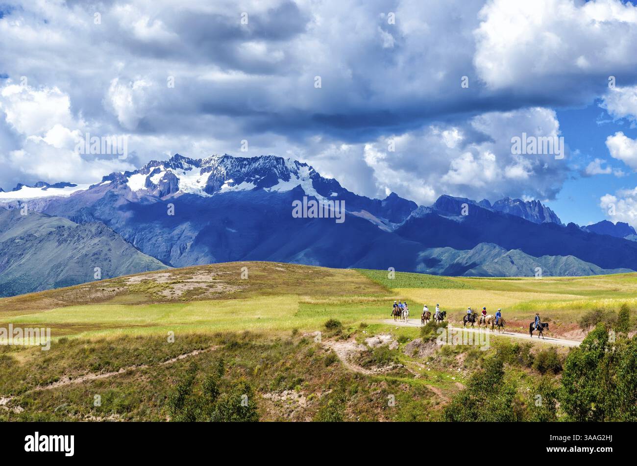 Ande del Perù Foto Stock