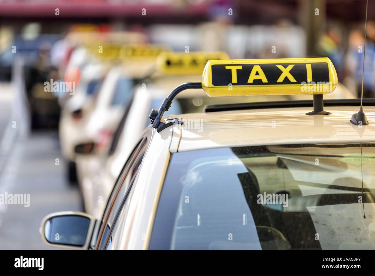 Taxi Foto Stock