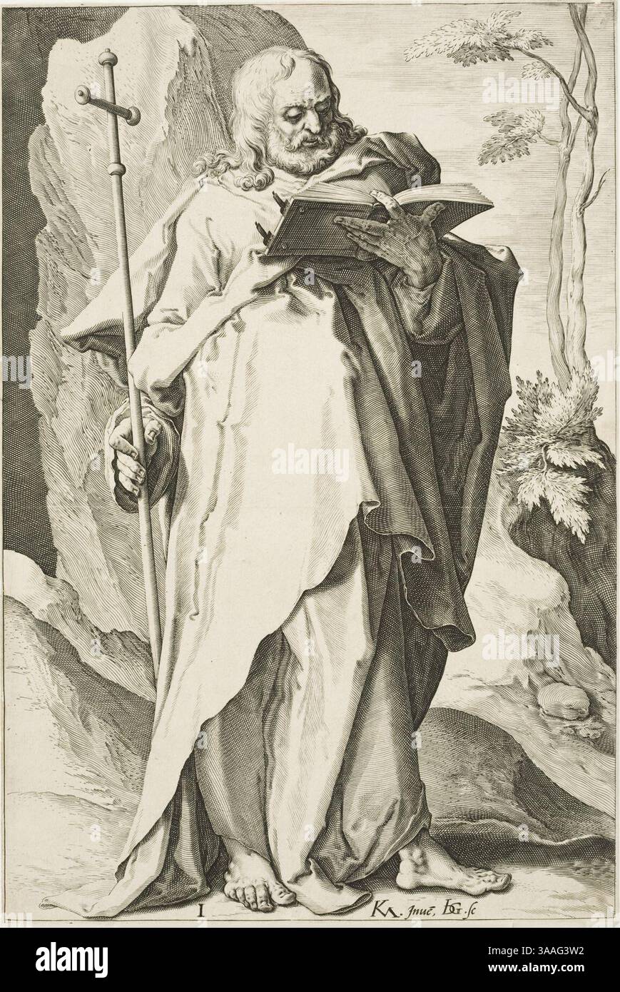 Jacques II de Gheyn dopo Karel i van Mander - San Filippo Foto Stock