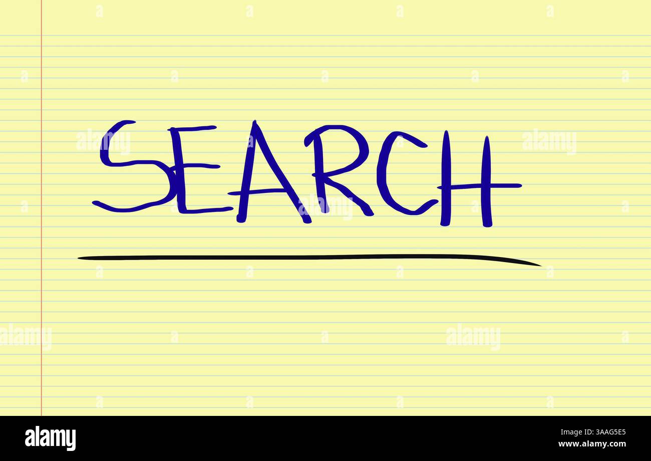Concetto di ricerca Foto Stock