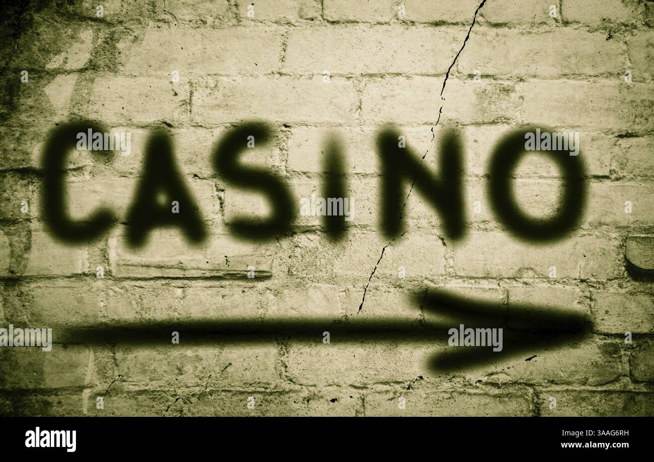 Concetto di casinò Foto Stock