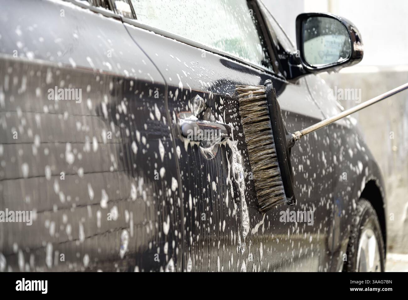 L autolavaggio Foto Stock