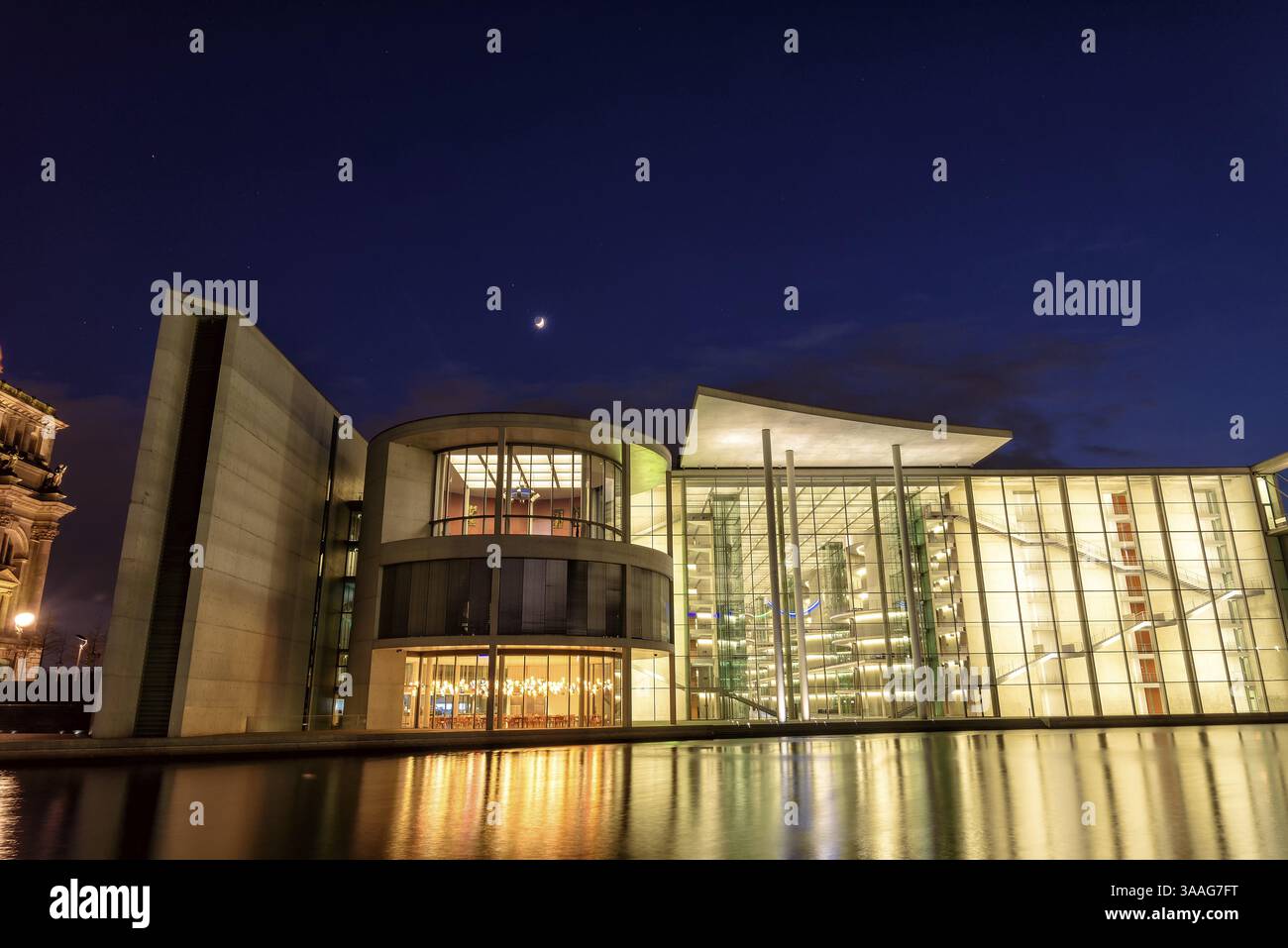 Spreebogen a Berlino Foto Stock