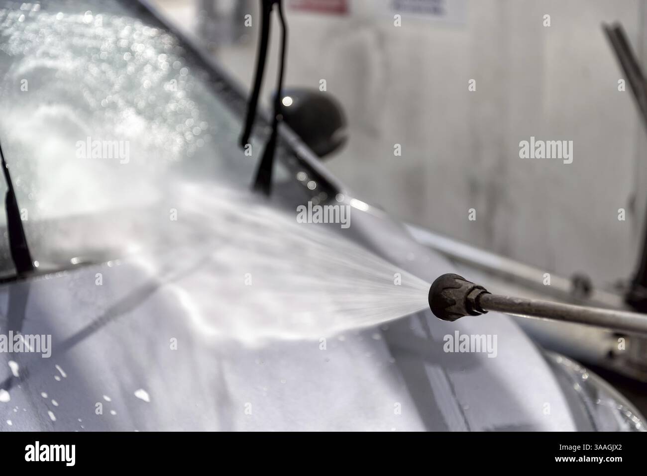 L autolavaggio Foto Stock