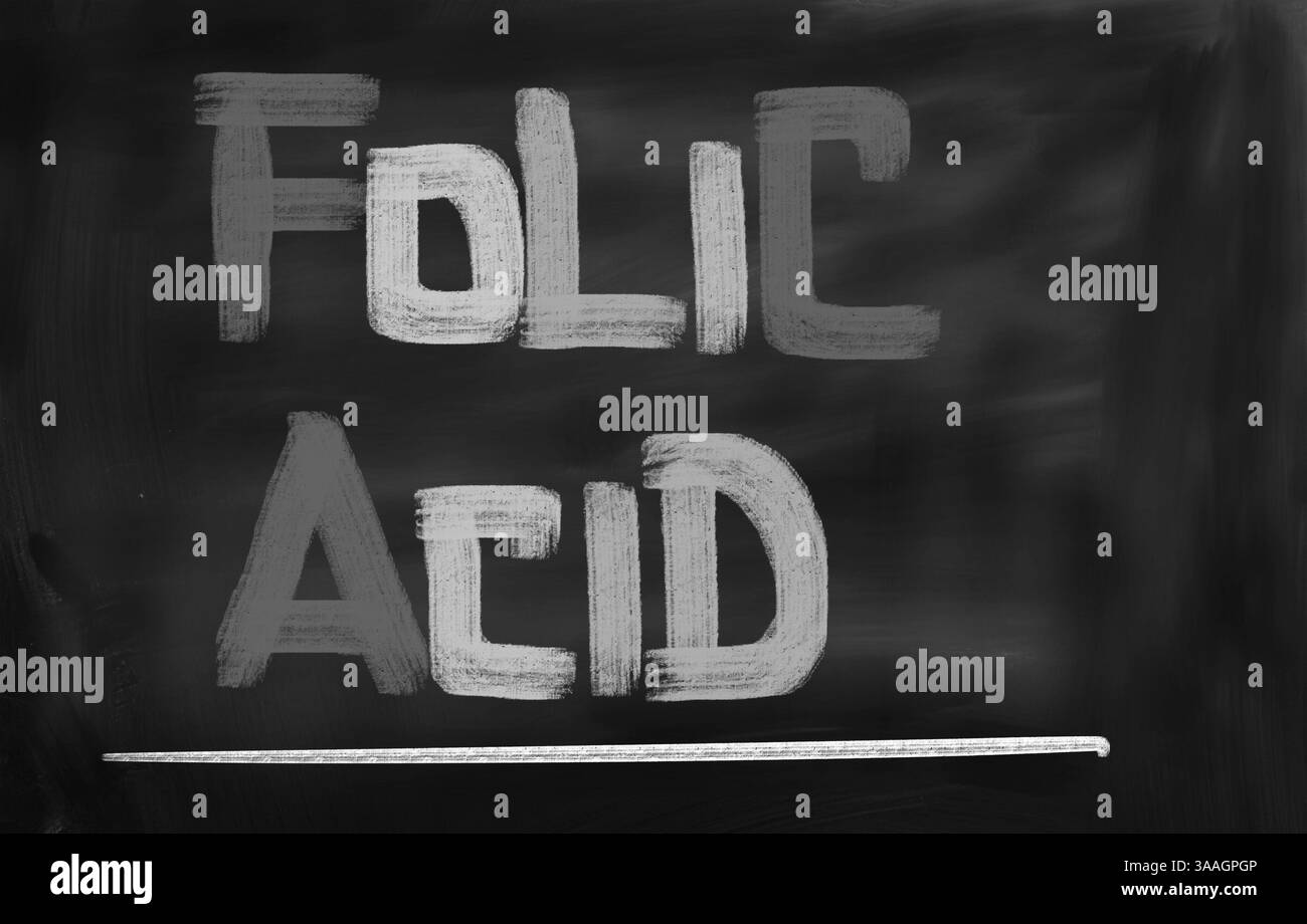 Acido Folico Concept Foto Stock
