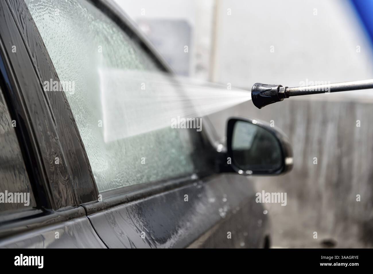 L autolavaggio Foto Stock