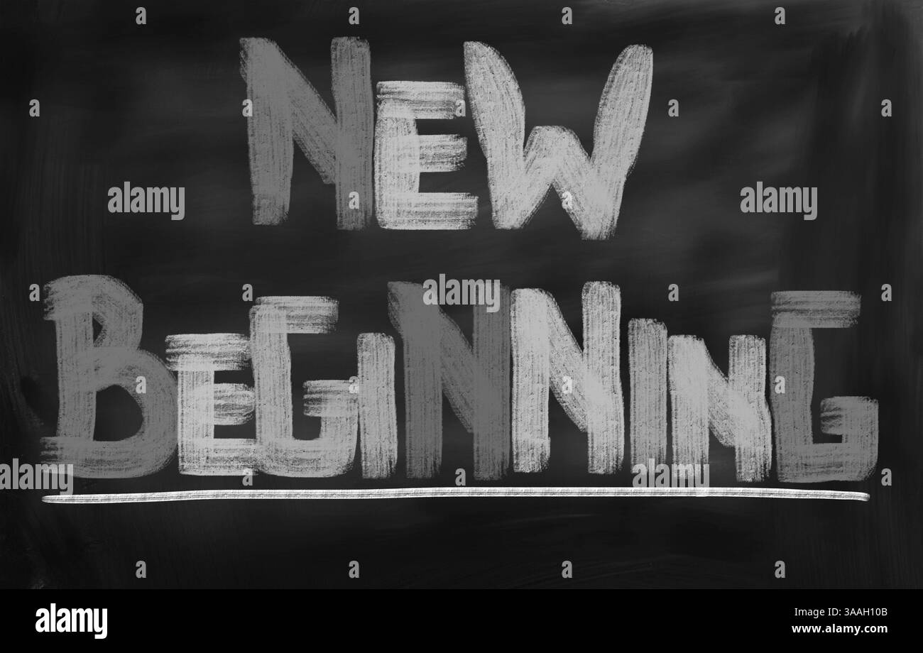 Nuovo concetto di vita Foto Stock