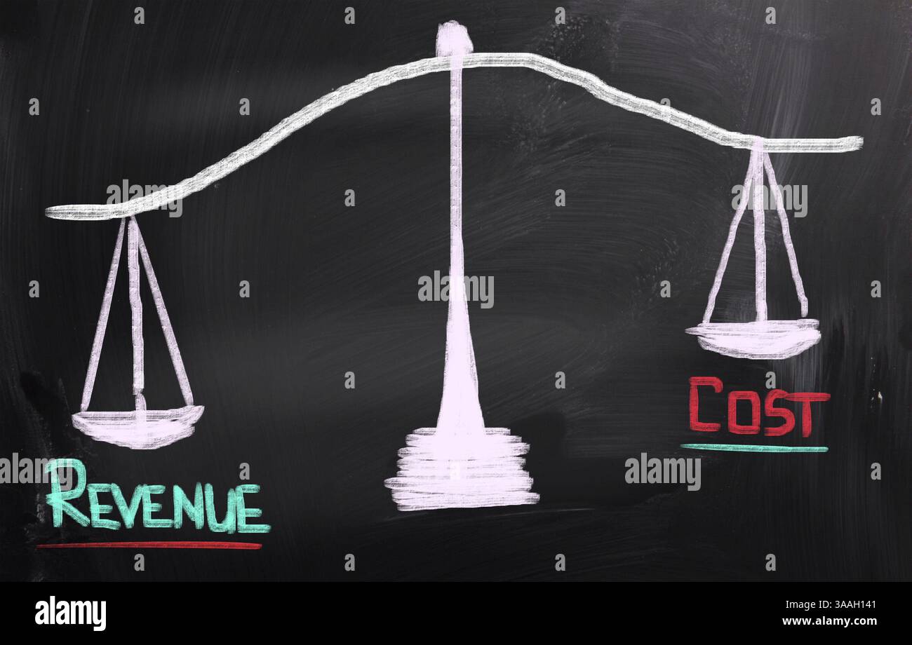 Concetto di reddito Foto Stock