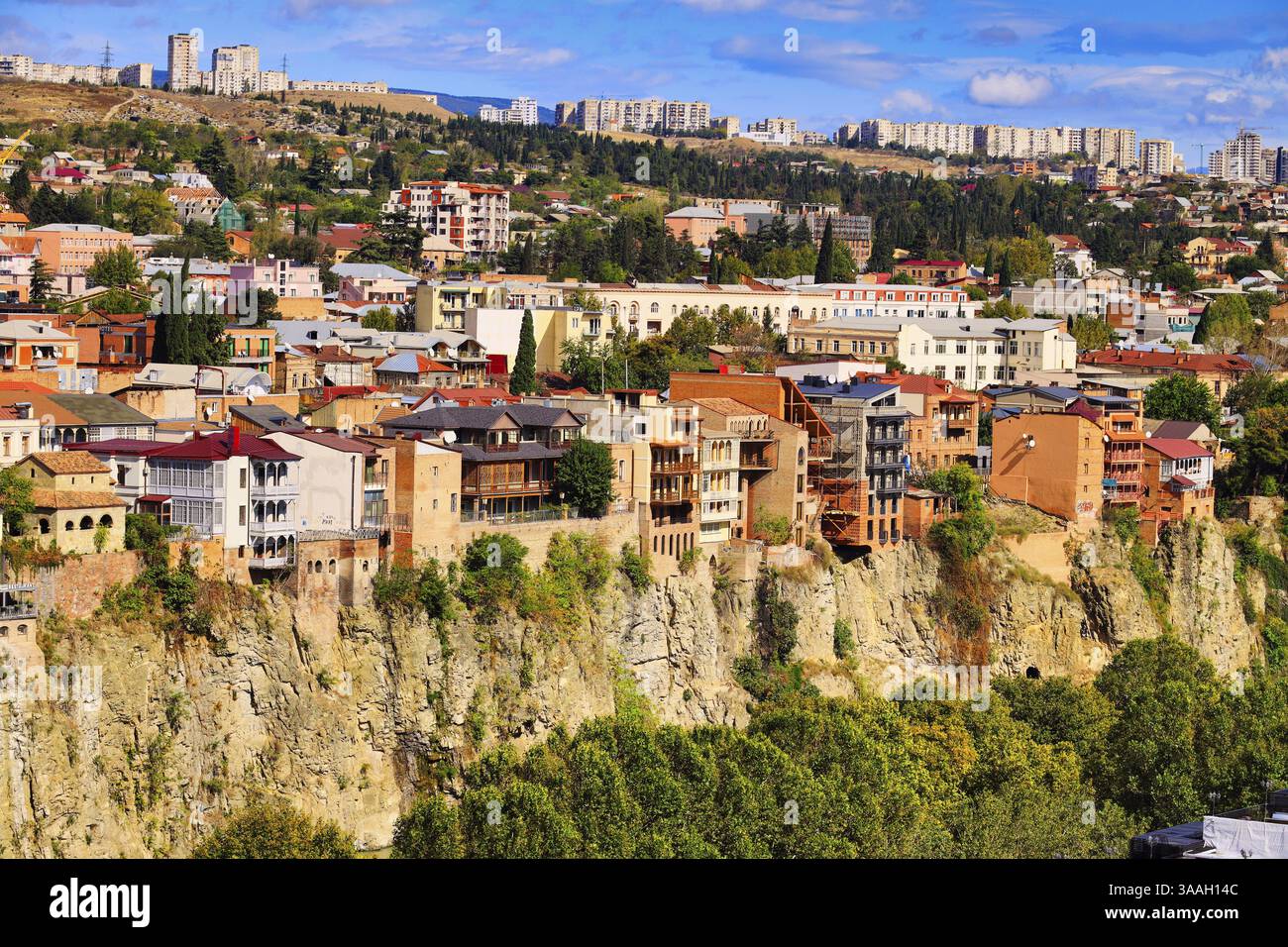 Oldtown di Tbilisi, Tbilisi, la capitale della Georgia, Eurasia, Asia, Georgia, Asia Foto Stock