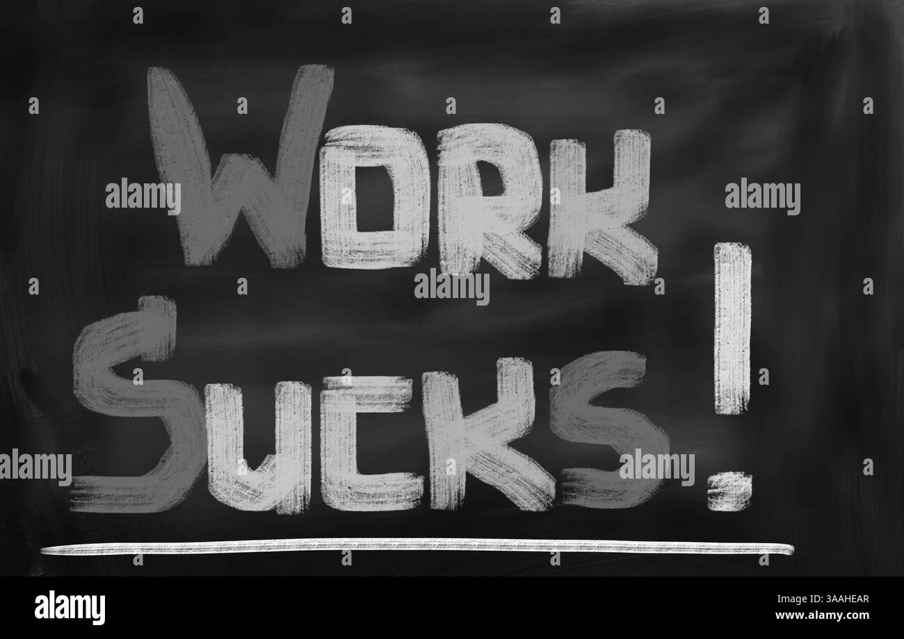 Il lavoro aspira il concetto Foto Stock