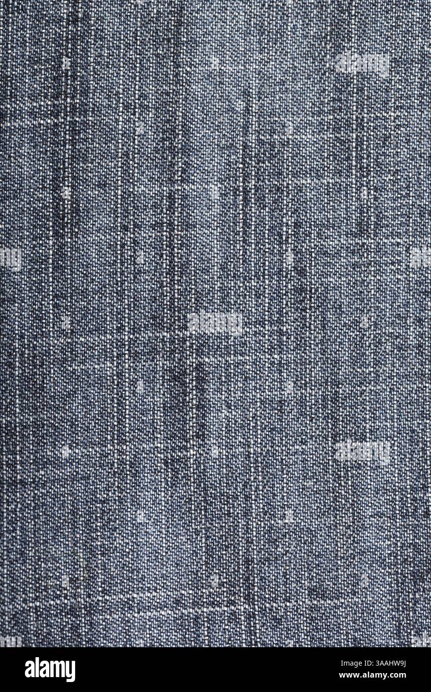 Sfondo denim scuro, primo piano Foto Stock