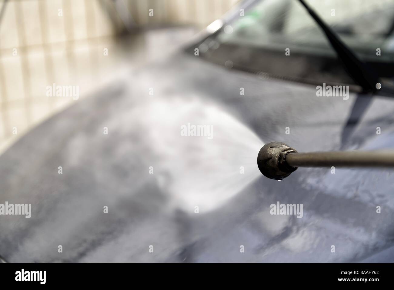 L autolavaggio Foto Stock