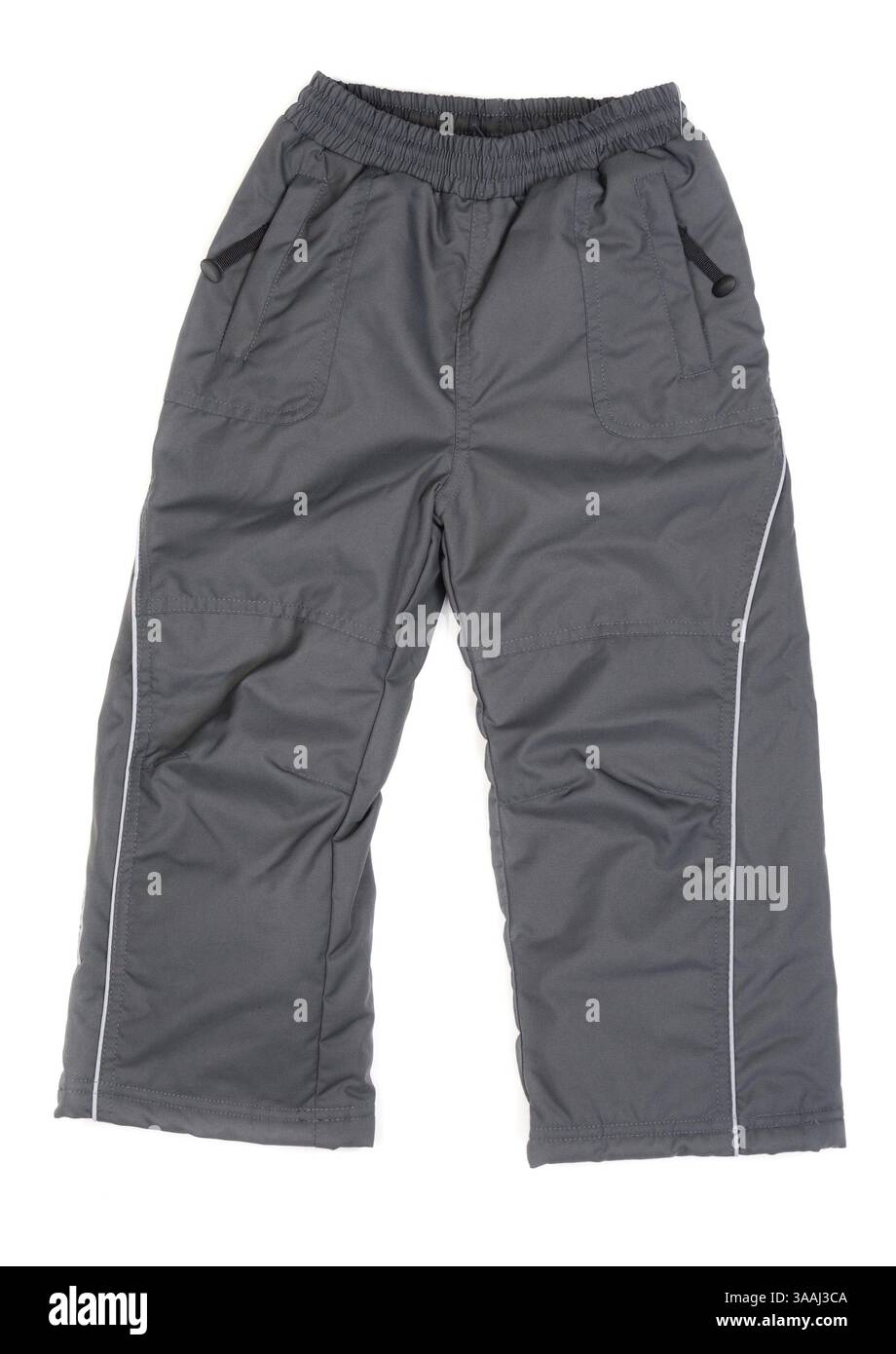 Pantaloni caldi per lo sport. Isolato su sfondo bianco Foto Stock