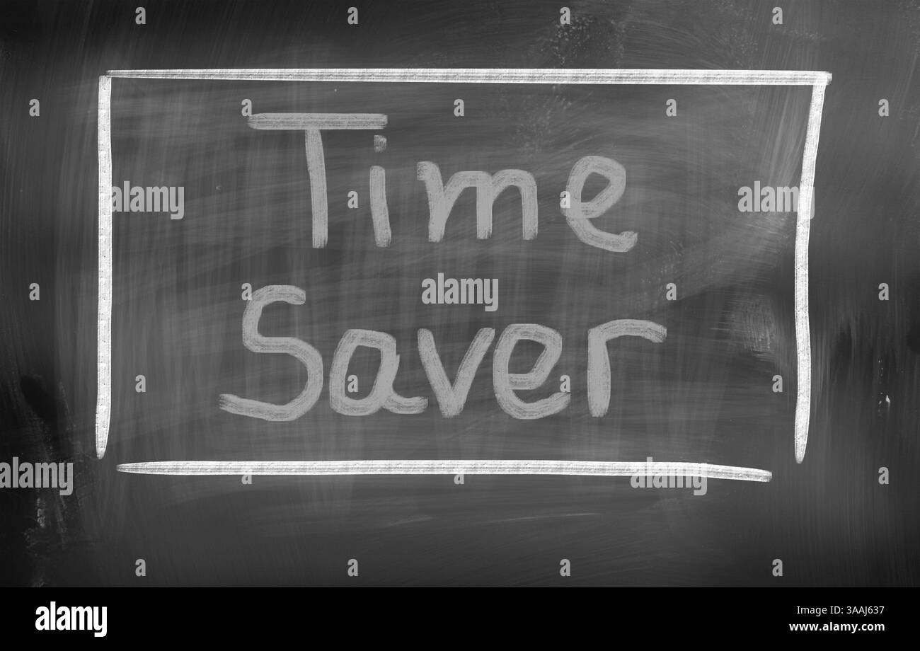 Risparmio di tempo concetto Foto Stock