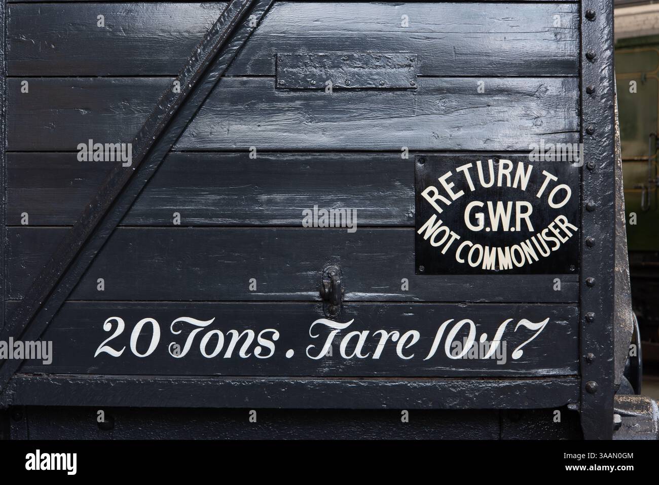 Pulmino "Mink G" della Great Western Railway al National Railway Museum, York, Inghilterra. Foto Stock