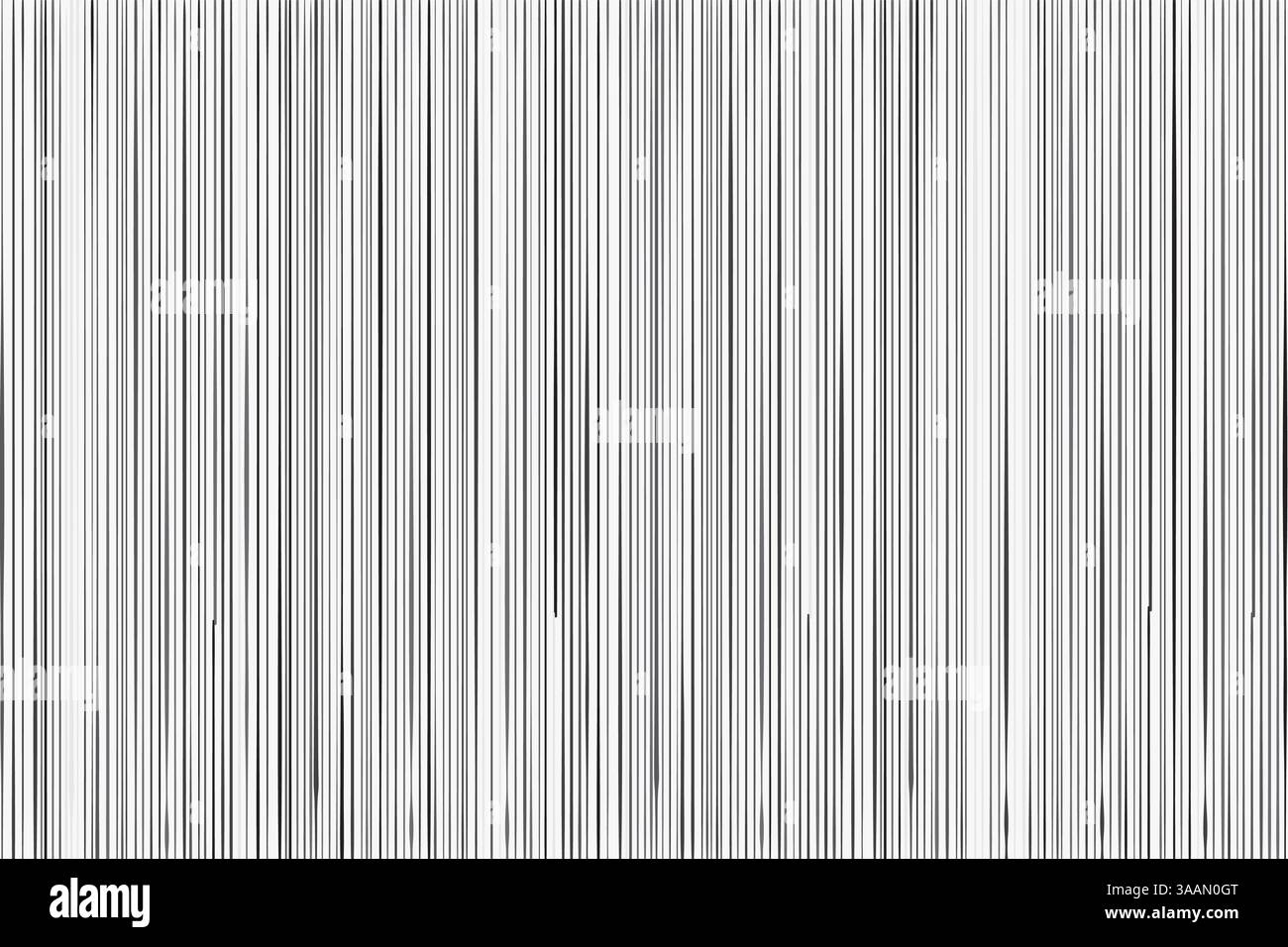 Sfondo a strisce con linee di spessore e intensità diversi, illustrazione vettoriale. Illustrazione Vettoriale